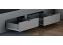 4ft6 Double Connor 4 drawer grey painted solid wood bed frame 3